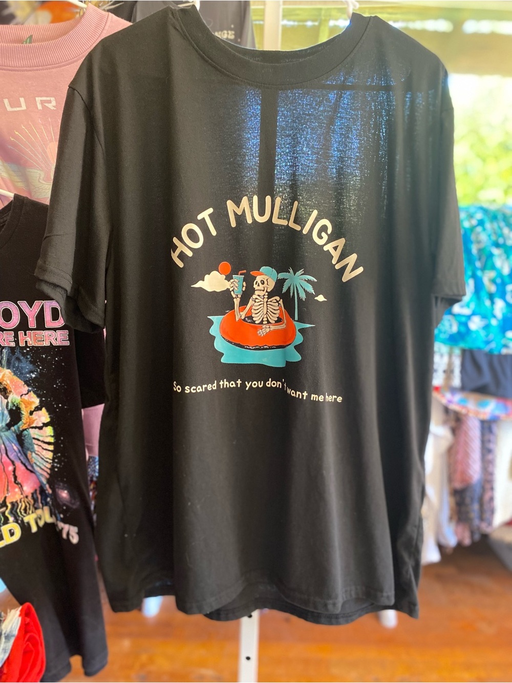 Hot Mulligan Band Tee - Black Graphic Short Sleeve Tee